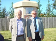 Les Hampson Retired Mines Rescue Superintendent and Tony Haslam