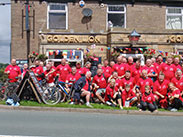 Group shot at The Golden Lion