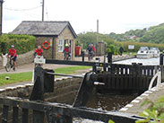 Arriving at the Top Lock, Wheelton