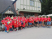 Group shot at The Barton Arms, Worsley