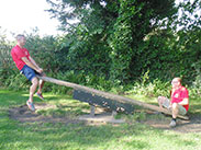 The see-saw challenge at At The Nevison Inn