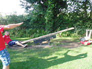 The see-saw challenge at At The Nevison Inn