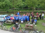 Group photo at Crooke Hall