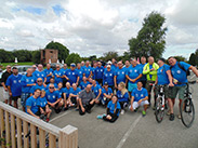 Group shot at Heaton Bridge