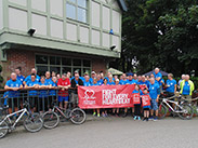 Group shot at The Barton Arms, Worsley