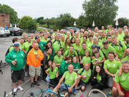 Group shot at Heaton Bridge