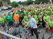 Group shot at Heaton Bridge