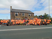 Group shot at The Golden Lion