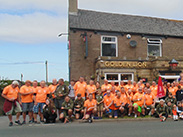 Group shot at The Golden Lion