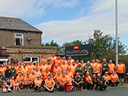 Group shot at The Golden Lion