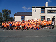 Group shot at The Spinners Arms