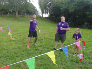 Frisbee challenge at Joyntys Brexit Bar