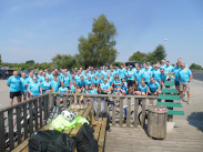 Group shot at Heaton Bridge 