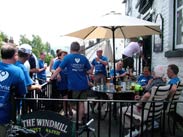Having a breather at The Windmill, Parbold