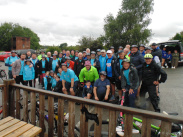 Group shot at Heaton Bridge