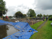 Canal breached in Burscough