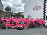Group shot at The Red Lion
