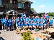 Group shot at Heaton Bridge