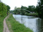 Oncoming cyclists