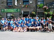 Group shot at the Top Lock in Wheelton