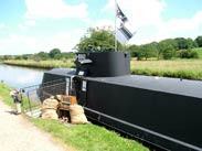 Submarine moored at Botany Bay