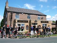 Arriving at the Golden Lion, Higher Wheelton