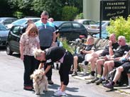 Having a breather at the Top Lock, Wheelton