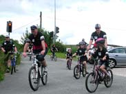 More bikers arrive at Boardy's Bar