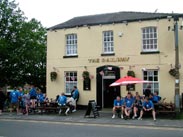 Bikers at the Railway at Parbold