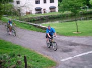 Bikers arrive at Crooke