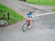 Bikers arrive at Crooke