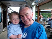 Proud Malc with his grandson