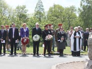 Boer War Memorial Service in Mesnes Park, Wigan