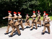 Boer War Memorial Service in Mesnes Park, Wigan