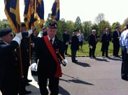 Boer War Memorial Service in Mesnes Park, Wigan