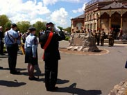 Boer War Memorial Service in Mesnes Park, Wigan