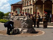 Boer War Memorial Service in Mesnes Park, Wigan