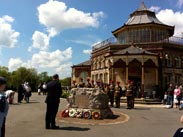 Boer War Memorial Service in Mesnes Park, Wigan