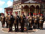 Boer War Memorial Service in Mesnes Park, Wigan