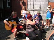 Sing a long at the White Bear, Adlington