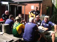 Sing a long at the White Bear, Adlington