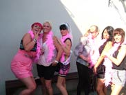 Hen party at Sams Bar in Scholes