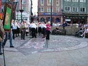 End of walk, Market Place