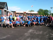 Group shot at Water's Edge in Appley Bridge