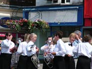 The band having a natter