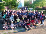 Group shot at Sams Bar, Scholes