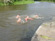 Having a dip at Gathurst