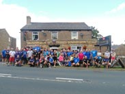 Group shot at The Golden Lion