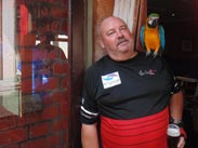Martin and his parrot