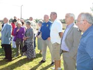 Second from right Leslie Hampson retired Mines Resue Superintendent